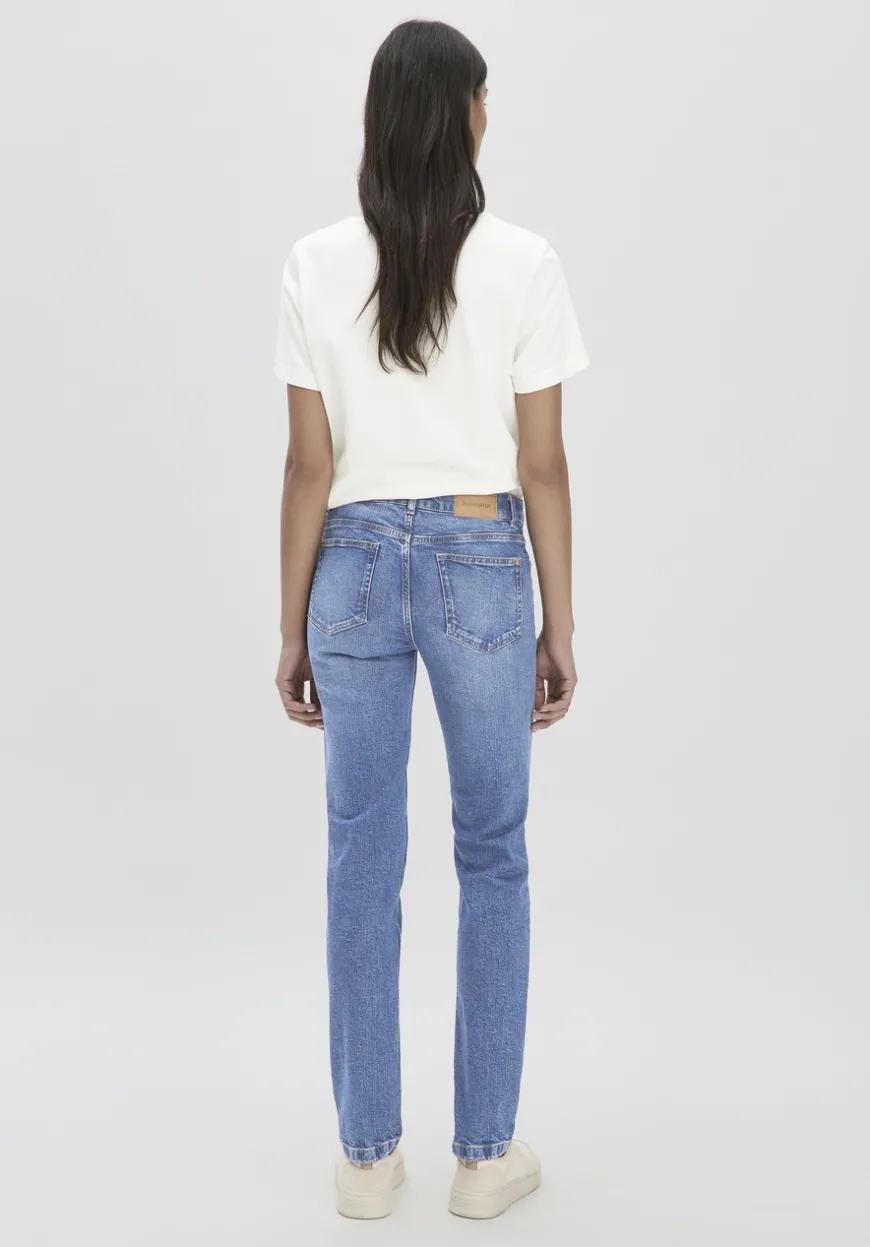 hessnatur Jeans LEA Mid Rise Slim aus Bio-Denim von|Damen Jeans