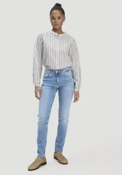 hessnatur Jeans LEA Mid Rise Slim aus Bio-Denim von|Damen Jeans