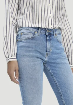 hessnatur Jeans LEA Mid Rise Slim aus Bio-Denim von|Damen Jeans