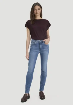 hessnatur Jeans LINA Mid Rise Skinny aus Bio-Denim von|Damen Jeans