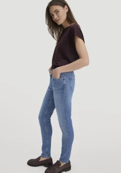hessnatur Jeans LINA Mid Rise Skinny aus Bio-Denim von|Damen Jeans