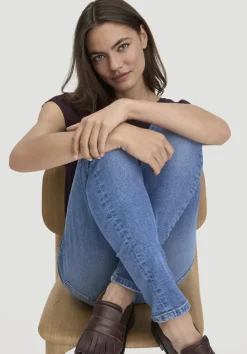 hessnatur Jeans LINA Mid Rise Skinny aus Bio-Denim von|Damen Jeans