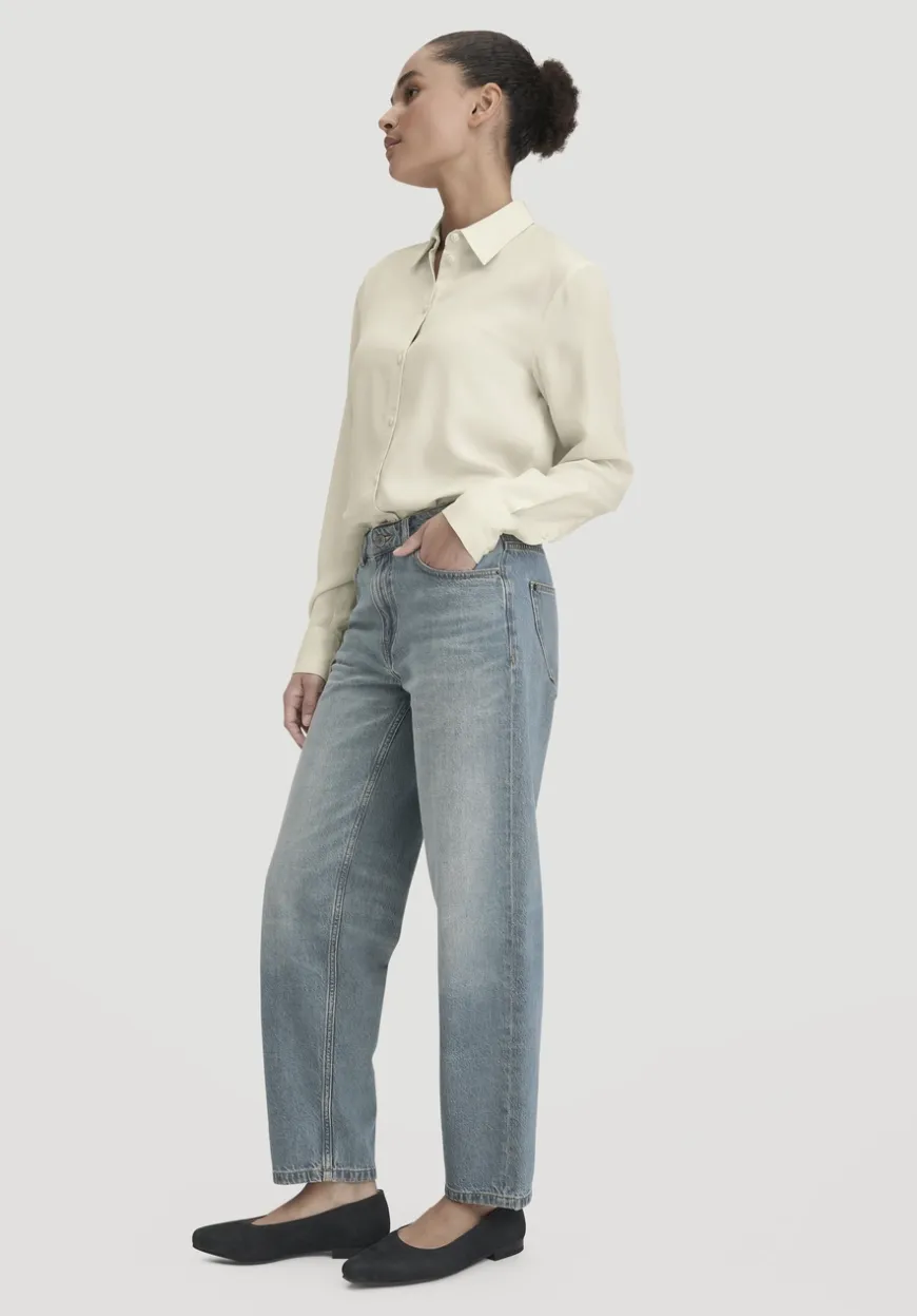 hessnatur Jeans NELE Barrel Leg aus reiner Bio-Baumwolle von|Damen Jeans