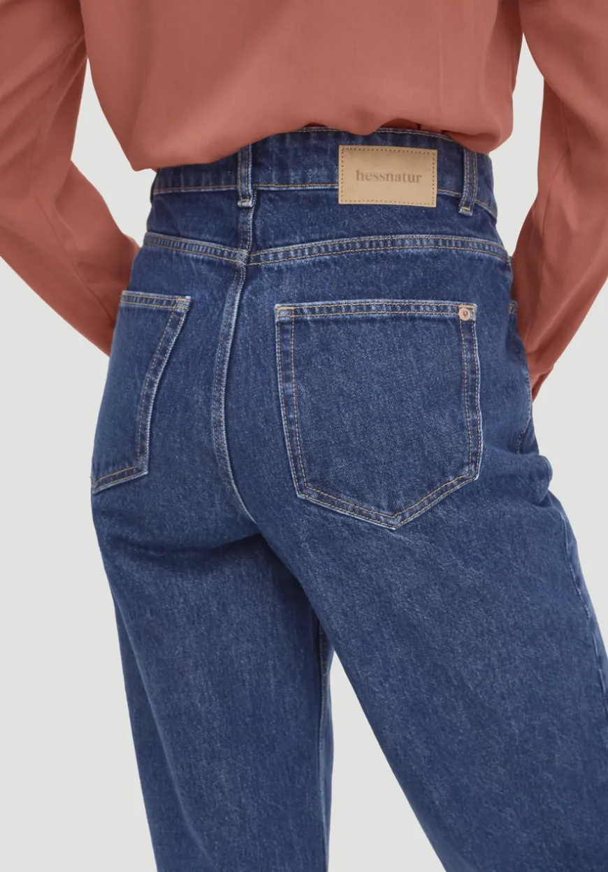 hessnatur Jeans NIVA Tapered Leg aus reiner Bio-Baumwolle von|Damen Jeans