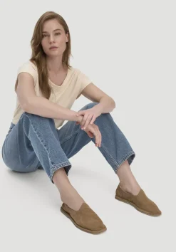 hessnatur Jeans NIVA Tapered Leg aus reiner Bio-Baumwolle von|Damen Jeans