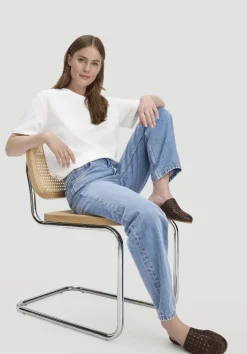 hessnatur Jeans NIVA Tapered Leg aus reiner Bio-Baumwolle von|Damen Jeans