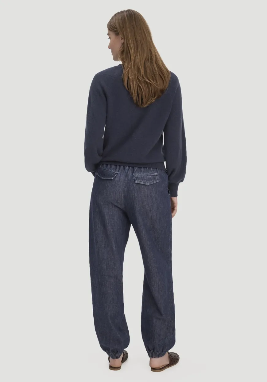 hessnatur Jeans Soft Utillity aus Bio-Denim mit Kapok von|Damen Jeans
