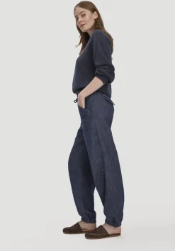 hessnatur Jeans Soft Utillity aus Bio-Denim mit Kapok von|Damen Jeans