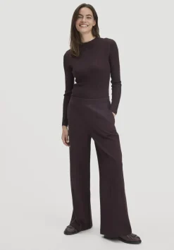 hessnatur Jersey Hose Wide Leg Relaxed aus Bio-Baumwolle von|Damen Hosen & Shorts|T-Shirts