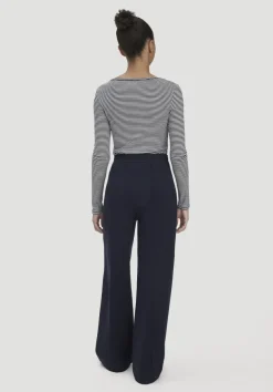 hessnatur Jersey Hose Wide Leg Relaxed aus Bio-Baumwolle von|Damen Hosen & Shorts|T-Shirts