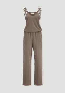 hessnatur Jersey Jumpsuit Relaxed aus Leinen und Bio-Baumwolle von|Damen Overalls