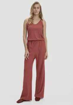 hessnatur Jersey Jumpsuit Relaxed aus Leinen und Bio-Baumwolle von|Damen Overalls