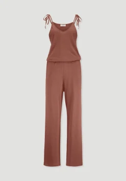hessnatur Jersey Jumpsuit Relaxed aus Leinen und Bio-Baumwolle von|Damen Overalls