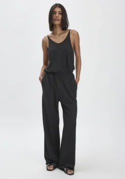 hessnatur Jersey Jumpsuit Relaxed aus Leinen und Bio-Baumwolle von|Damen Overalls