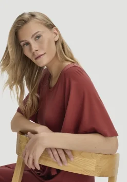 hessnatur Jersey Kleid Kniebedeckend Slim aus TENCEL™ Lyocell von|Damen Kleider & Röcke