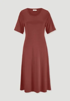 hessnatur Jersey Kleid Kniebedeckend Slim aus TENCEL™ Lyocell von|Damen Kleider & Röcke
