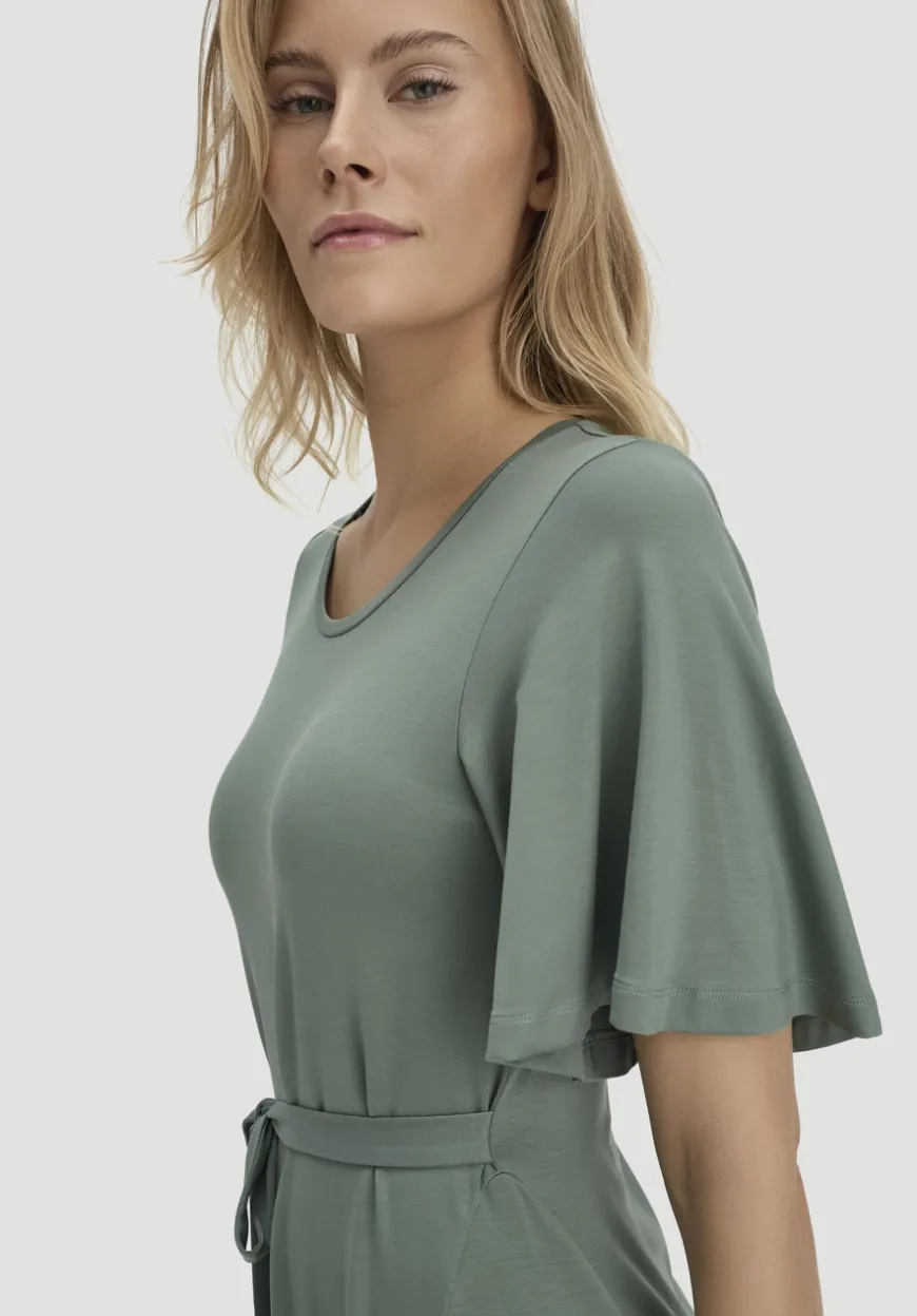 hessnatur Jersey Kleid Kniebedeckend Slim aus TENCEL™ Lyocell von|Damen Kleider & Röcke
