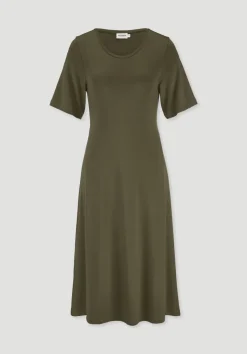 hessnatur Jersey Kleid Kniebedeckend Slim aus TENCEL™ Lyocell von|Damen Kleider & Röcke