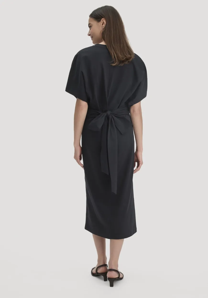 hessnatur Jersey Kleid Midi Oversize aus reiner Bio-Baumwolle von|Damen Kleider & Röcke