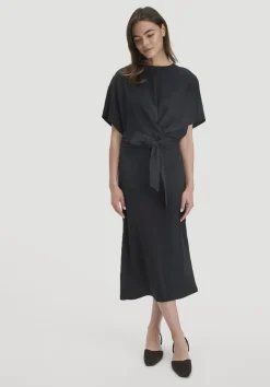 hessnatur Jersey Kleid Midi Oversize aus reiner Bio-Baumwolle von|Damen Kleider & Röcke