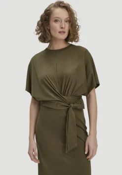 hessnatur Jersey Kleid Midi Oversize aus reiner Bio-Baumwolle von|Damen Kleider & Röcke