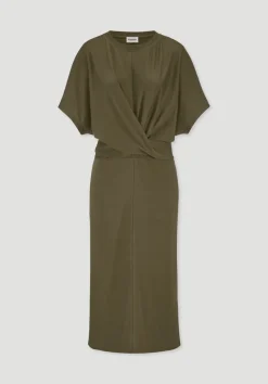 hessnatur Jersey Kleid Midi Oversize aus reiner Bio-Baumwolle von|Damen Kleider & Röcke