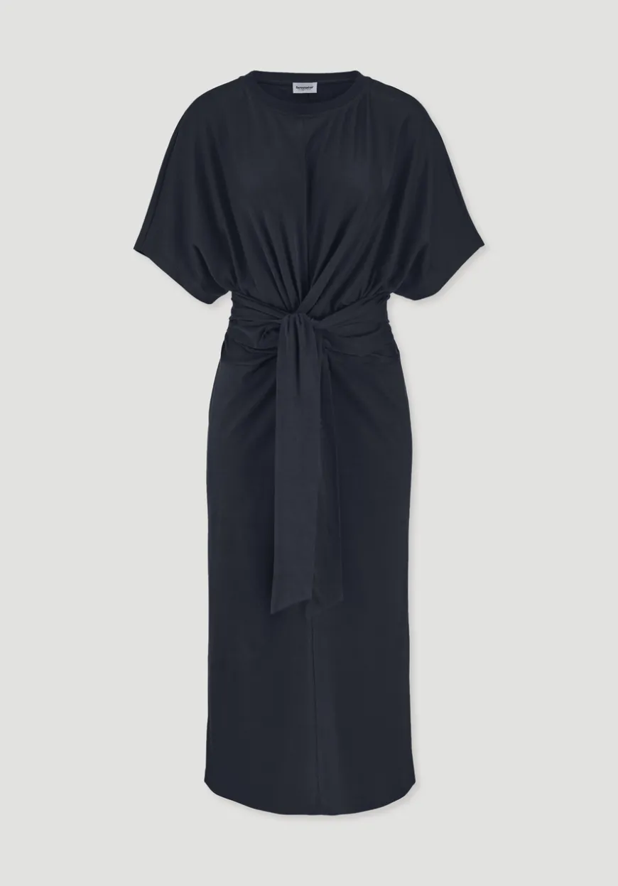 hessnatur Jersey Kleid Midi Oversize aus reiner Bio-Baumwolle von|Damen Kleider & Röcke