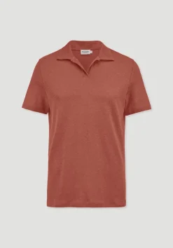 hessnatur Jersey Polo Relaxed aus Leinen und Bio-Baumwolle von|Herren T-Shirts
