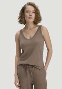 hessnatur Jersey Top Regular aus Leinen und Bio-Baumwolle von|Damen Shirts & Tops
