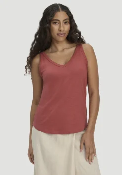 hessnatur Jersey Top Regular aus Leinen und Bio-Baumwolle von|Damen Shirts & Tops