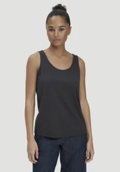 hessnatur Jersey Top Relaxed aus TENCEL™ Lyocell mit Bio-Baumwolle von|Damen Shirts & Tops