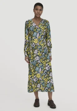 hessnatur Kleid Knöchellang Regular aus LENZING™ ECOVERO™ Satin von|Damen Kleider & Röcke