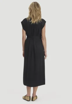 hessnatur Kleid mit Wickeloptik Midi aus LENZING™ ECOVERO™ von|Damen Kleider & Röcke