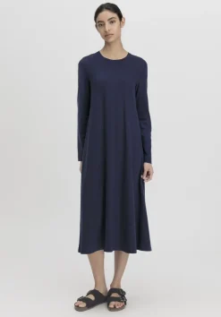hessnatur Langarm Nachthemd Slim PURE COTTON aus reiner Bio-Baumwolle von|Damen Nachtwäsche|Nachtwäsche