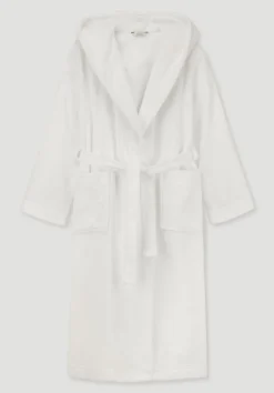 hessnatur Langer Bademantel Relaxed aus reiner Bio-Baumwolle von|Damen Bademäntel|Bademäntel