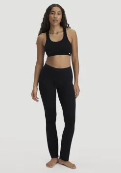 hessnatur Leggings Flared SOFT RIB aus Bio-Baumwolle von|Damen Nachtwäsche|Nachtwäsche