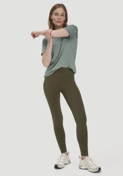 hessnatur Leggings Medium Cut ACTIVE LIGHT aus Bio-Baumwolle von|Damen Yoga & Activewear