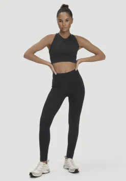 hessnatur Leggings Medium Cut ACTIVE FUNCTIONAL aus Bio-Merinowolle und Bio-Baumwolle von|Damen Yoga & Activewear