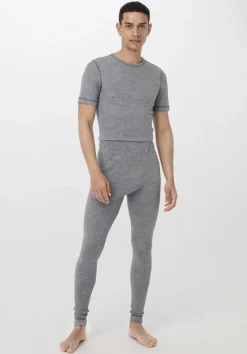 hessnatur Leggings Regular aus Bio-Baumwolle mit Bio-Merinowolle und Seide von|Herren Unterteile|Unterteile