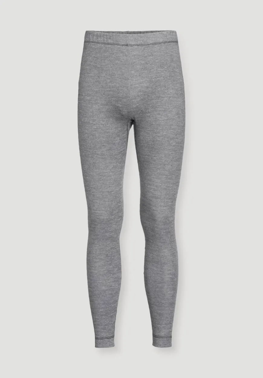hessnatur Leggings Regular aus Bio-Baumwolle mit Bio-Merinowolle und Seide von|Herren Unterteile|Unterteile