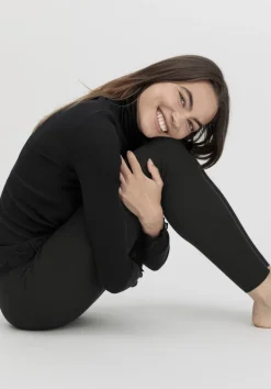 hessnatur Leggings WARM TOUCH mit Bio-Merinowolle und TENCEL™ Lyocell von|Damen Unterteile|Unterteile