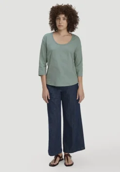 hessnatur Light Slub Longsleeve Relaxed aus reiner Bio-Baumwolle von|Damen Shirts & Tops
