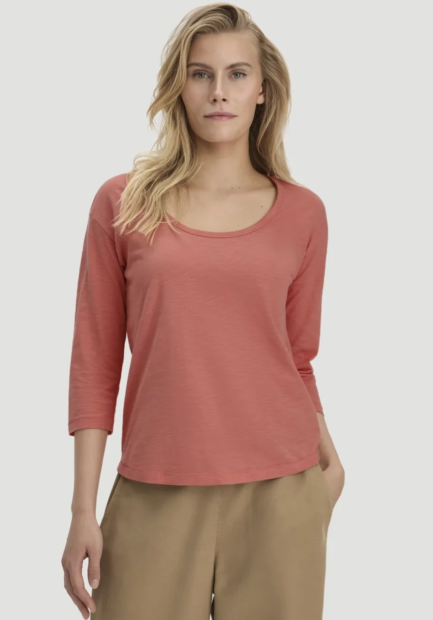hessnatur Light Slub Longsleeve Relaxed aus reiner Bio-Baumwolle von|Damen Shirts & Tops