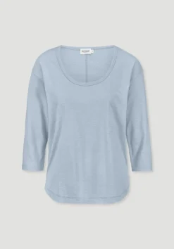 hessnatur Light Slub Longsleeve Relaxed aus reiner Bio-Baumwolle von|Damen Shirts & Tops