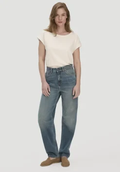 hessnatur Light Slub T-Shirt Relaxed aus reiner Bio-Baumwolle von|Damen Shirts & Tops