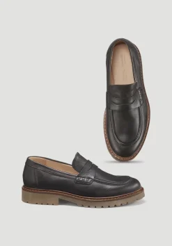 hessnatur Loafer aus chromfrei gegerbtem Leder von|Herren Schuhe