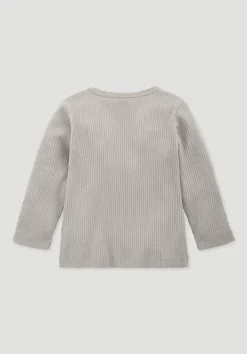 hessnatur Longsleeve aus Bio-Baumwolle mit Bio-Merinowolle von| T-Shirts & Sweatshirts