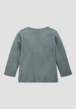 hessnatur Longsleeve aus Bio-Baumwolle mit Bio-Merinowolle von| T-Shirts & Sweatshirts