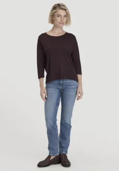 hessnatur Longsleeve Oversize aus TENCEL™ Lyocell mit Bio-Baumwolle von|Damen Shirts & Tops