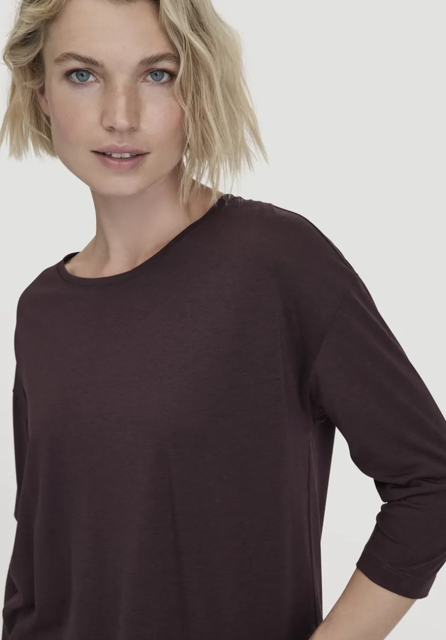 hessnatur Longsleeve Oversize aus TENCEL™ Lyocell mit Bio-Baumwolle von|Damen Shirts & Tops